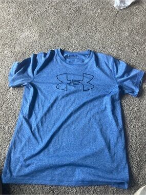 Under Armour Blue Heather Short Sleeve Performance Tee